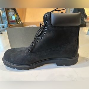 NWT Black Timberlands